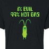 Women's - SpongeBob SquarePants - Plankton One Percent Evil Cropped Graphic T-Shirt - 2 of 4