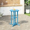 WestinTrends Malibu 37" All Weather HDPE Outdoor Patio Counter Height Bistro Table - Round - 2 of 4