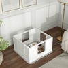 Skyzone Small Dog Whelping Box with Waterproof Washable Pad, Adjustable Entrance & Clear Acrylic - 2 of 4