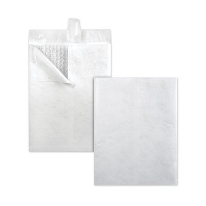 Survivor Bubble Mailer of DuPont Tyvek, #13 1/2, Square Flap, Redi-Strip Adhesive Closure, 10 x 13, White, 25/Box - 1 of 1