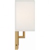 Crystorama Lighting Brent 1 - Light Sconce in  Vibrant Gold - 3 of 4