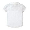 Hope & Henry Girls' Peter Pan Collar Top and Tank 2-Piece Set (White Swiss Dot, 3-6 Months) - 4 of 4