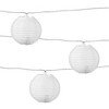 Allsop Outdoor Solar String Lights 10 LED with Nylon Shades 33' Length - 2 of 4