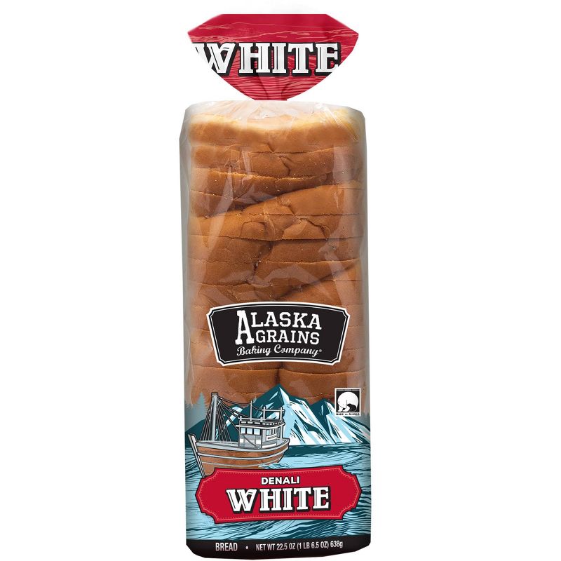 Alaska Grains Denali White Bread - 22.5oz, 1 of 2