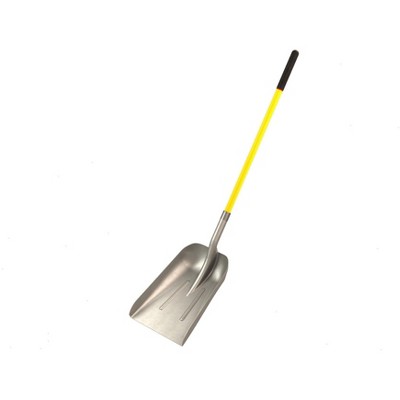 Bon Tool 84-689 Aluminum Scoop W/ 48-inch Fiberglass Handle