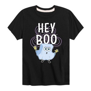Boys' - SpongeBob SquarePants - Hey Boo Short Sleeve Graphic T-Shirt - 1 of 4