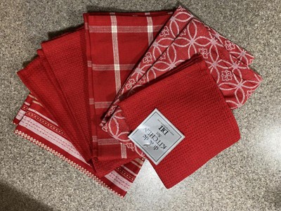 Design Imports Farmhouse Woven Kitchen Towel 5-pack - 9802914