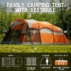 PORTAL 8 Person Family Camping Tent with Screen Porch, Portable Cabin Tent with Rainfly, 20ft * 8ft * 74in - 3 of 4