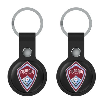 Keyscaper MLS Western Conference Teams Insignia Black Airtag Holder 2-Pack