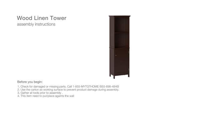 Wood Linen Tower - Threshold™, 5 of 7, play video