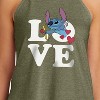 Women's - Lilo and Stitch - Love Cupid Stitch Graphic High Neck Tank - 2 of 3