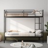 Okak Twin Size Heavy Duty Metal Bunk Bed with Ladders & High Guardrail,Contemporary Bed Frame for Bedroom,Apartments - 3 of 4
