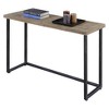 Laredo Parquet Console Table Natural/Black - Breighton Home: Rustic Fir Wood, Metal Frame, Entryway Furniture - 2 of 4