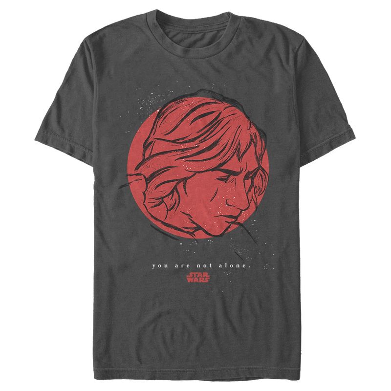 Men's Star Wars The Last Jedi Kylo Ren You Are Not Alone T-Shirt, 1 of 6