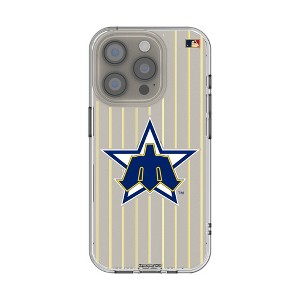 MLB Cooperstown West Teams Pinstripe Clear Cell Phone Case for Apple iPhone - 1 of 4