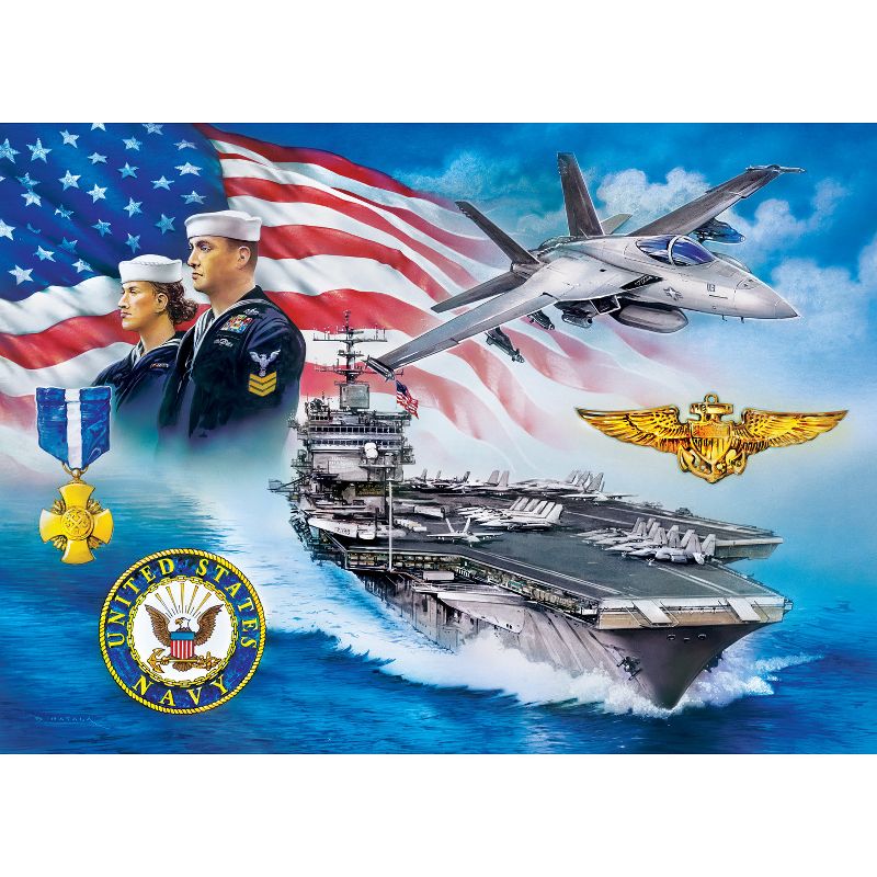 MasterPieces 1000 Piece Jigsaw Puzzle for Adults - U.S Navy - 19.25"x26.75", 3 of 8