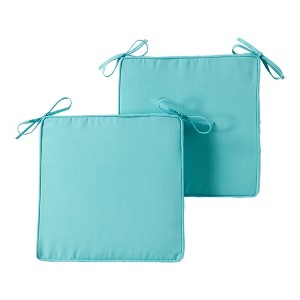 Kensington Garden 2pc 18" Square Outdoor Chair Pad - 1 of 4
