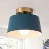 Dewdrop Farmhouse Semi Flush Mount Ceiling Light Fixture for Porch Hallway Passway - 3 of 4