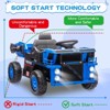12V Ride On Dump Truck for Kids, Electric Construction Car with Remote, Dump Bed, Shovel, Music Player, Outdoor Toy - 3 of 4