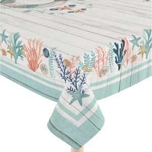 Laural Home Coastal Reef Rectangle Tablecloth - 1 of 2