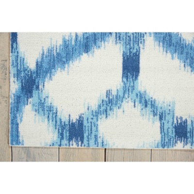 Aegean Bliss Rectangular 4' x 6' Reversible Outdoor Rug