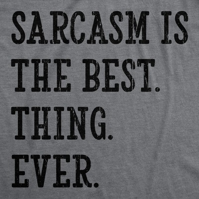 Мужские футболки Crazy Dog T-Shirts, Inc. Mens Funny T Shirts Sarcasm Is The Best Thing Ever Sarcastic Novelty Tee for Men - Crazy Dog Men's T Shirt With Sarcastic Sayings Dark Grey XL — фото 2