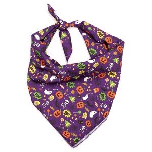 The Worthy Dog Fright Night Bandana Accessory - 1 of 3