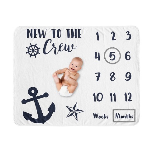 Baby month blanket store target