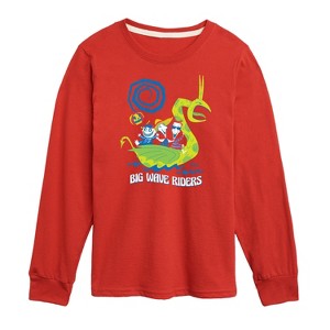 Boys' - Disney - Big Wave Riders Long Sleeve Graphic T-Shirt - 1 of 4