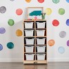 Educator Direct Scoop Front Multipurpose Storage Bins, Cubby Compatible, 25-Piece - 3 of 4