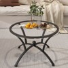 SEVOBAL Coffee Tables Three Piece Lift Top Coffee table Set with Sturdy Rustic Design for Living Room, Black, 34.5"*33.9"*6.9" - 3 of 4