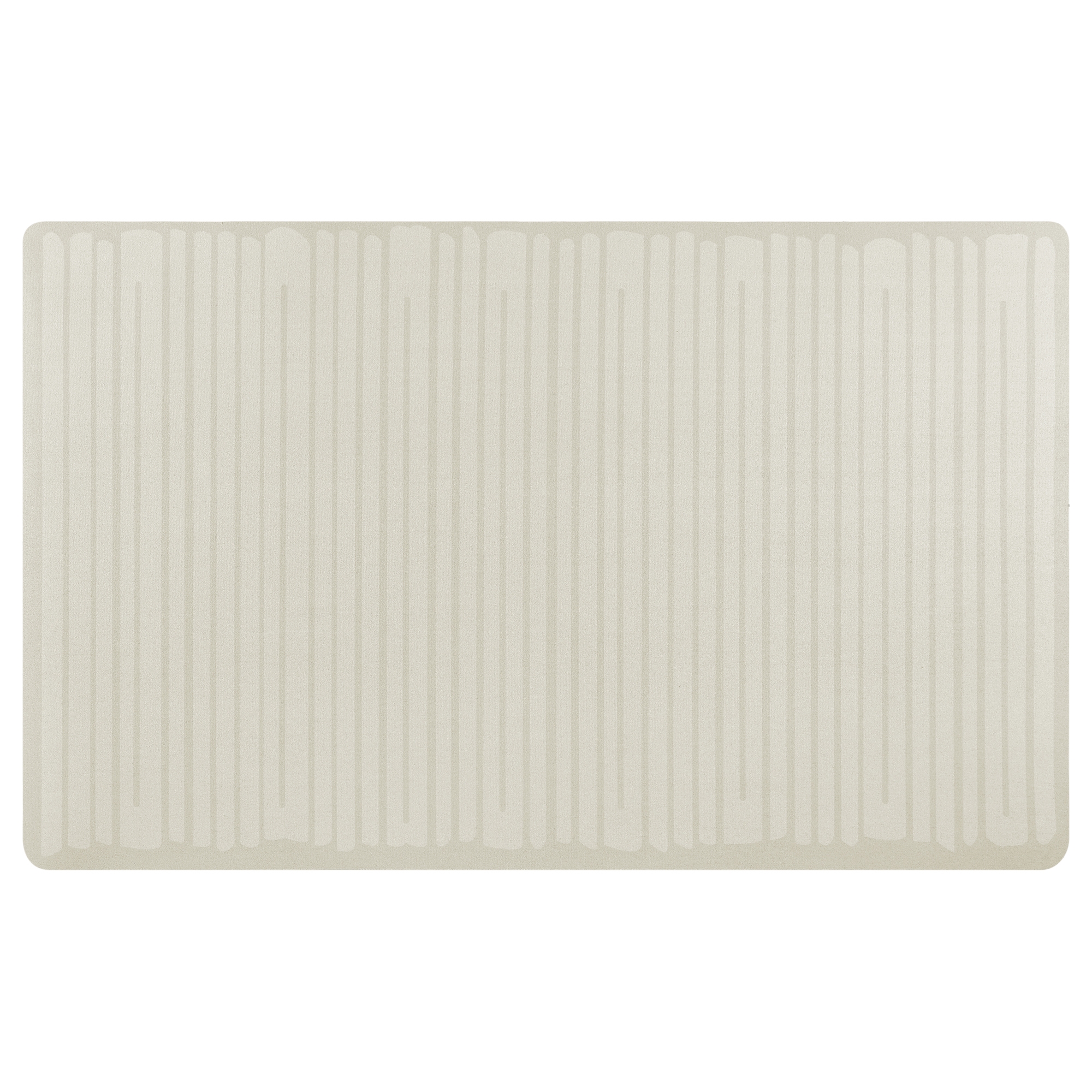 Unique Bargains Modern Comfort Absorbent Non-Slip Kitchen Mat White 20" x 32"