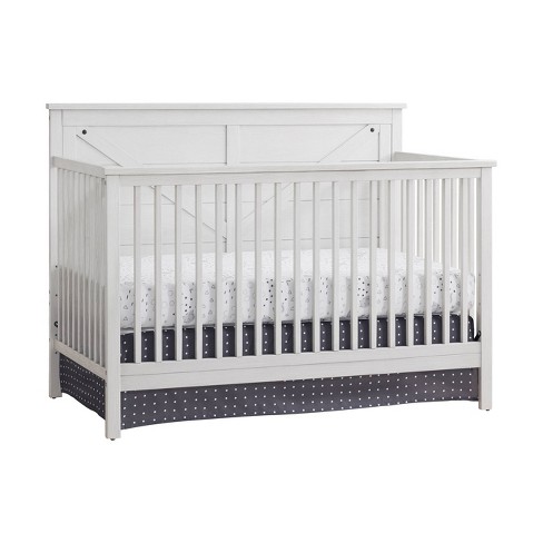 Oxford Baby Montauk 4 in 1 Convertible Crib Barn White Target