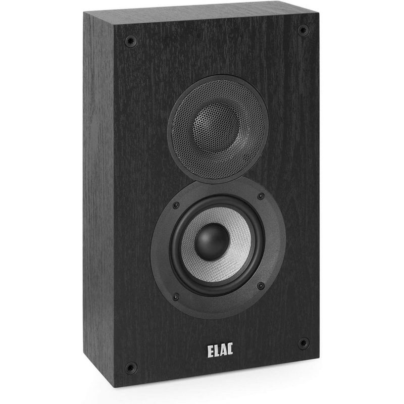 ELAC Debut 2.0 DOW42-BK 4" On-wall Surround Sound Speakers with MDF Cabinets for Home Theaters and Systems, Black, 3 of 9