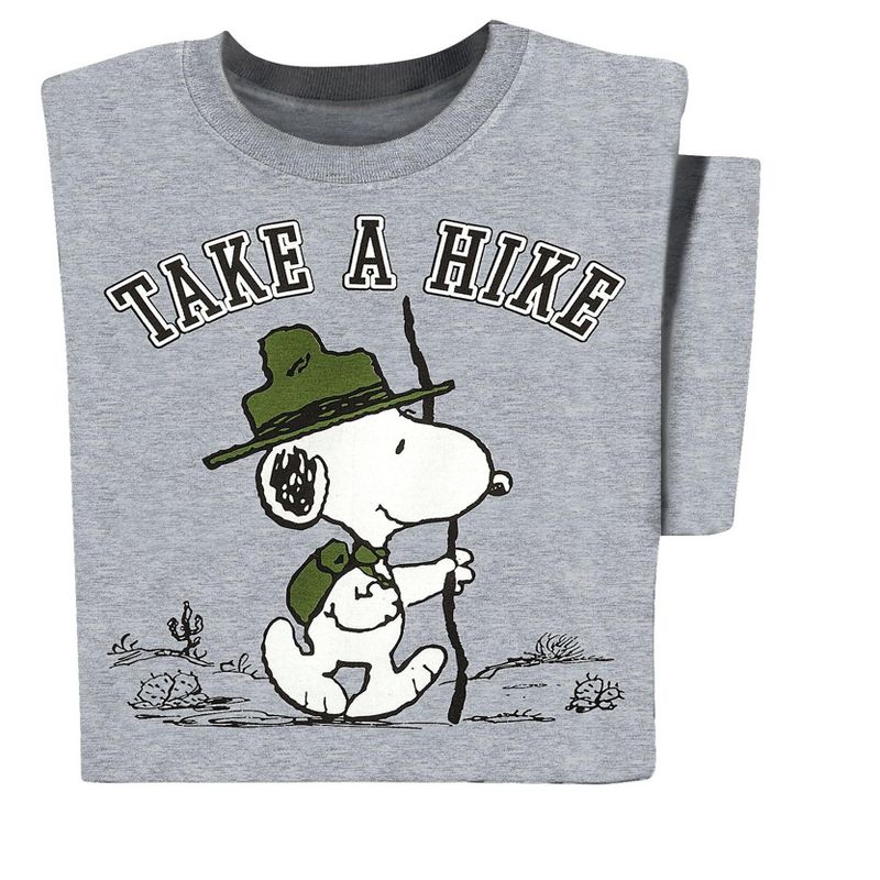 Collections Etc Peanuts Take A Hike T-shirt, 1 of 5