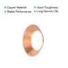 Unique Bargains Copper Air Conditioner Refrigeration Plumbing Parts 45 Degree Flare Gaskets 10 Pcs - 4 of 4