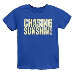 The Juniper Shop Chasing Sunshine Block Distressed Youth Short Sleeve Tee - 1 of 4