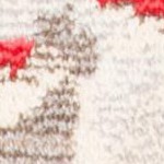 grey/red