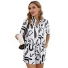 WhizMax Two Piece Set for Women Short Sleeve Sets 2 Piece Tracksuit Casual Loose Fit Outfits with Pockets - 2 of 4