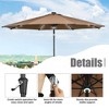 Ainfox 10ft Patio Umbrella  With 40 Led Lights - 2 of 4