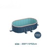 Racxily Foldable PVC Pool for Adults & Kids, Portable Outdoor Swimming Pool for Summer Backyard, Patio, Garden - 2 of 4