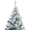 Artificial Pre-lit Christmas Tree with Ball Set Green 70.9" PVC - 4 of 4