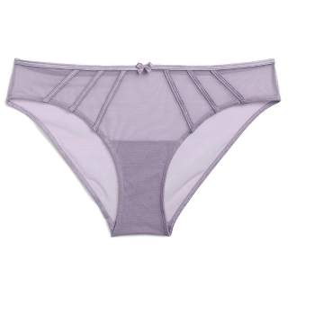 Adore Me Women's Talulah Thong Panty XS / Languid Lavender Purple.