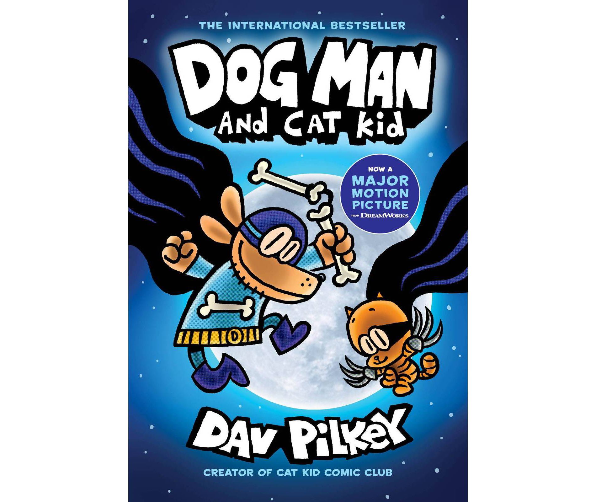 Dog Man and Cat Kid (Dog Man #4) - by Dav Pilkey (Foil Cover)