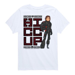 Boys' - How to Train Your Dragon - Hiccup Stacked Short Sleeve Graphic T-Shirt - 1 of 3