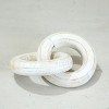 VIP Wood 6 in. White Linked Chain Decor - 4 of 4