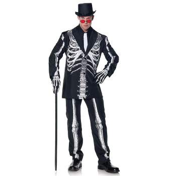 Underwraps Costumes Bone Formal Skeleton Adult Costume Suit