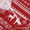 GustoWave Christmas Holiday Reindeer Duvet Cover and Pillow Shams Set, Bedding Set - 4 of 4