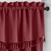 Elrene Vanderbilt Scallop Tassel Window Valance  - 50" x 19" - SunVeil - 3 of 4