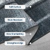 Acekool Modern Geometric Rug - Washable 5x7 Non-Slip Area Carpet in Black & Grey - 4 of 4